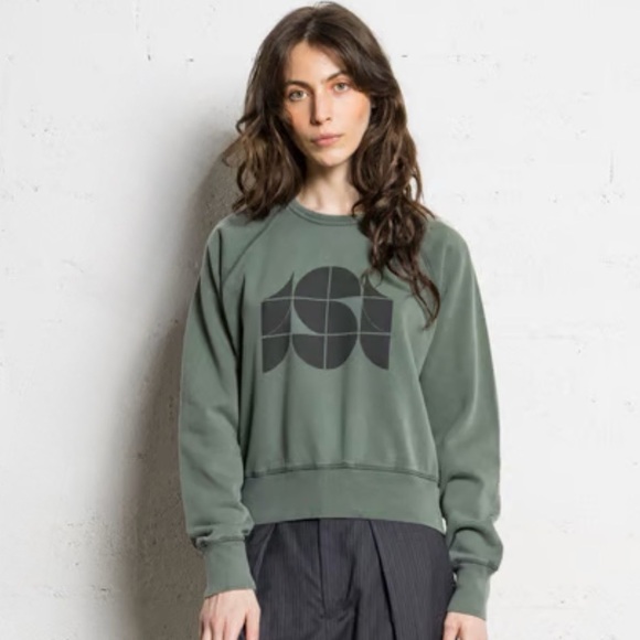 soeur Tops - Soeur Apollo Fleece Crewneck Sweatshirt Size EU 40 / US L